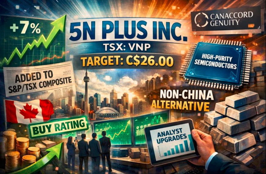 5N Plus Inc.: ¿Por qué este ganador del TSX sigue subiendo sin parar?