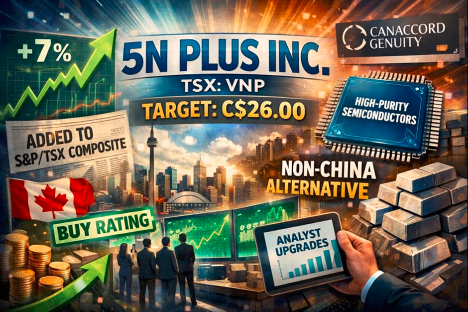 5N Plus Inc.: ¿Por qué este ganador del TSX sigue subiendo sin parar?